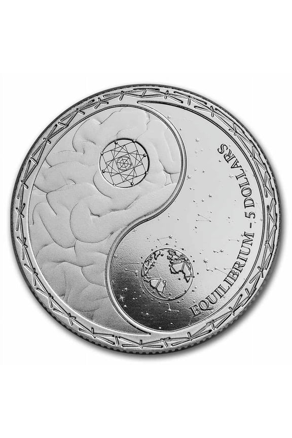 2022 Tokelau 1 oz Silver $5 Equilibrium BU