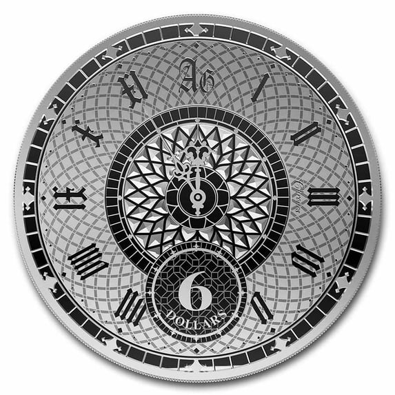 2022 Tokelau 1 oz Silver $6 Chronos BU