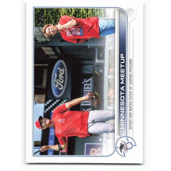2022 Topps #122 Shohei Ohtani Los Angeles Angels Series 1 MLB Baseball Trading Card