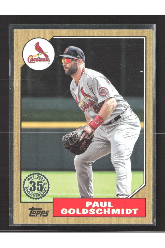 2022 Topps 1987 Topps Baseball Paul Goldschmidt 87TB-31 St Louis Cardinals Baseball Card