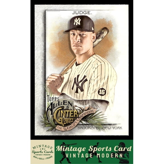 2022 Topps Allen Ginter Aaron Judge New York Yankees #11 Baseball Card