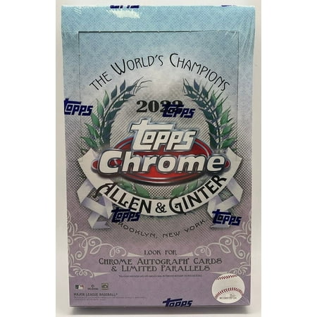 2022 Topps Allen & Ginter Chrome Baseball Hobby Box