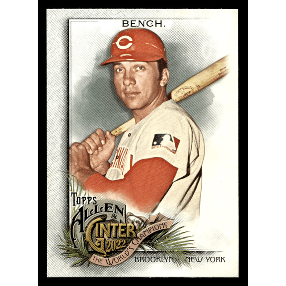 2022 Topps Allen & Ginter Johnny Bench #38 Cincinnati Reds MLB Baseball Trading Card