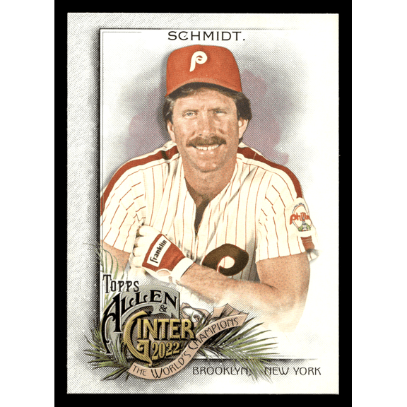2022 Topps Allen & Ginter Mike Schmidt #41 Philadelphia Phillies MLB Baseball Trading Card