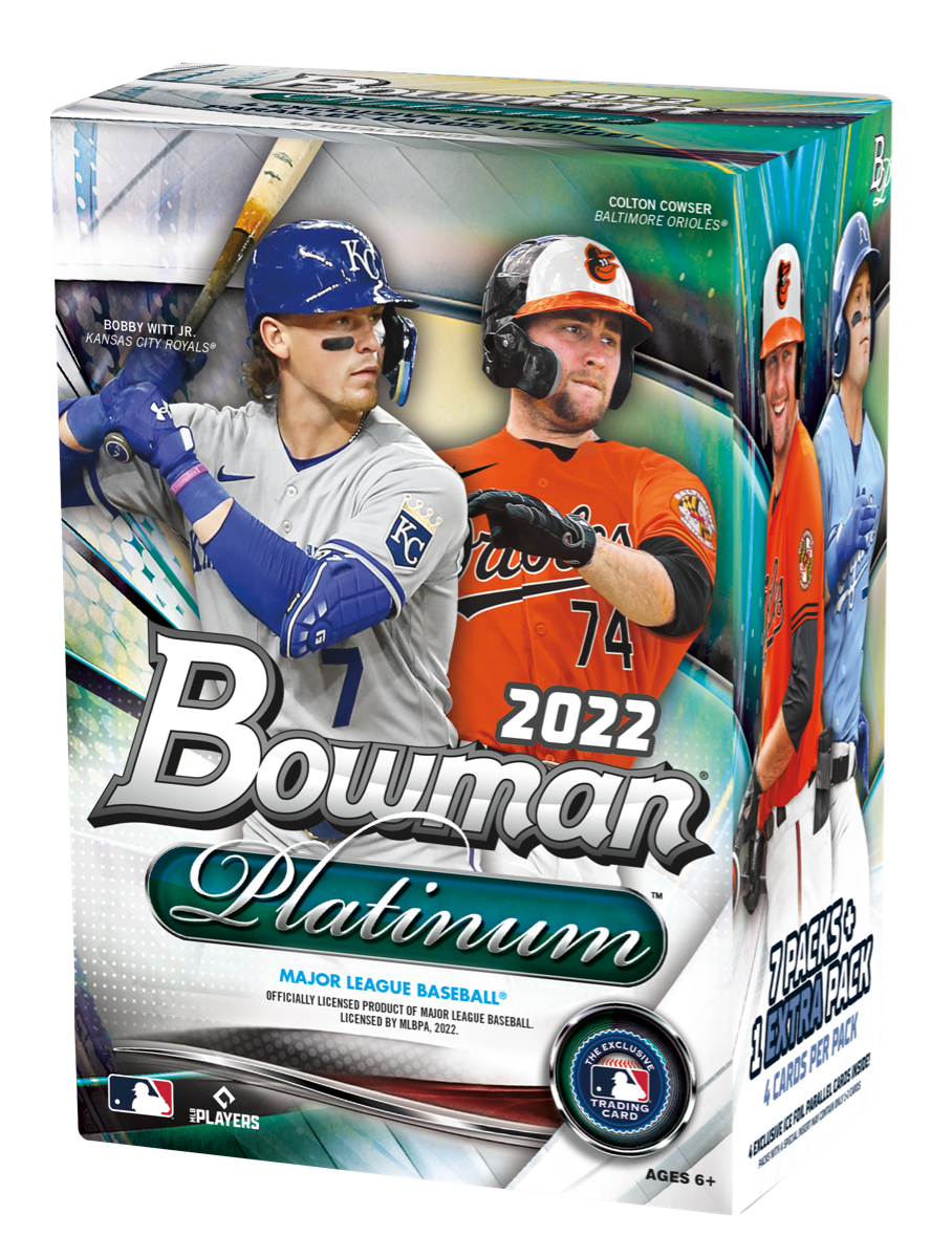 2022 Topps Mlb Chrome Platinum Trading Card Blaster Box : Target