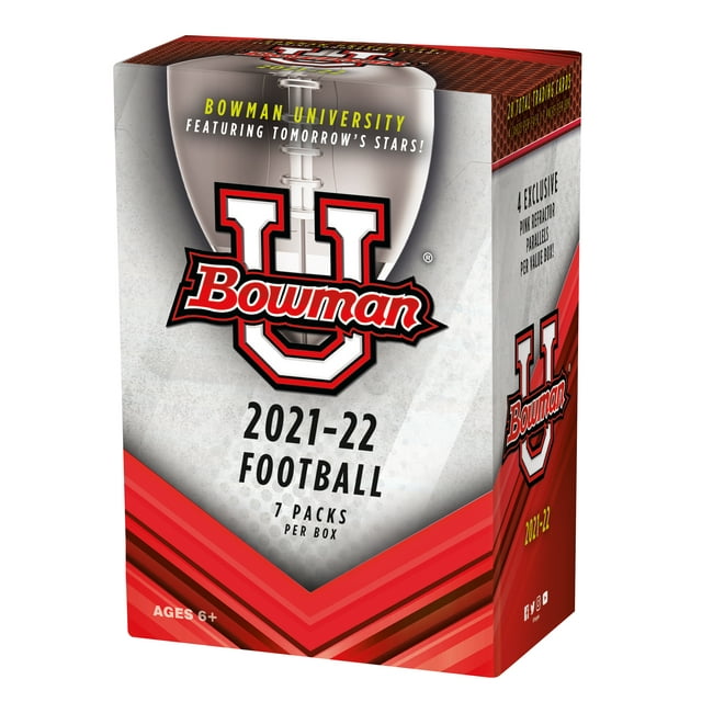 2022 Topps Bowman University Football Blaster Box Trading Cards