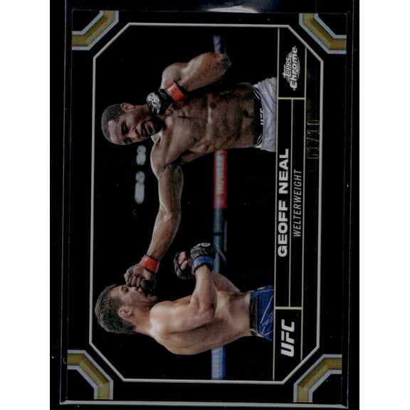 2022 Topps Chrome 67 Geoff Neal /99