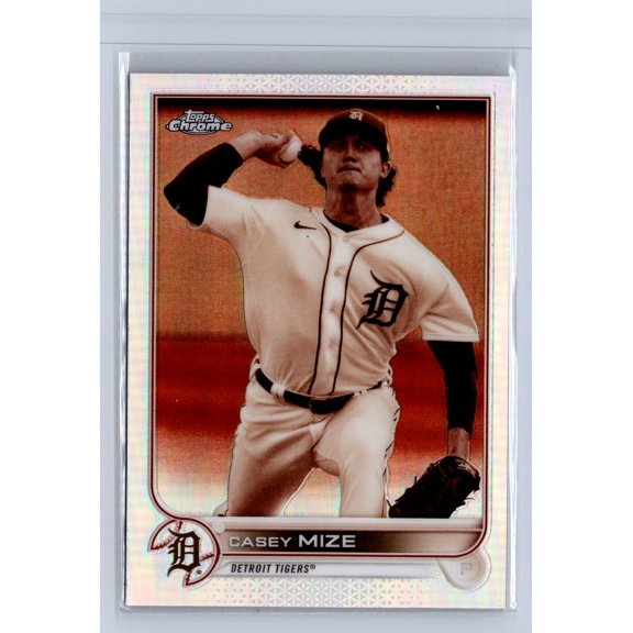 2022 Topps Chrome Casey Mize #162 Sepia Refractor