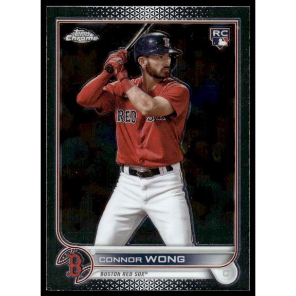 2022 Topps Chrome Connor Wong #39 RC Baseball Card Boston Red Sox