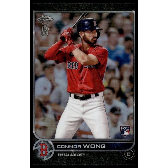 2022 Topps Chrome Connor Wong #39 RC Boston Red Sox Baseball Card