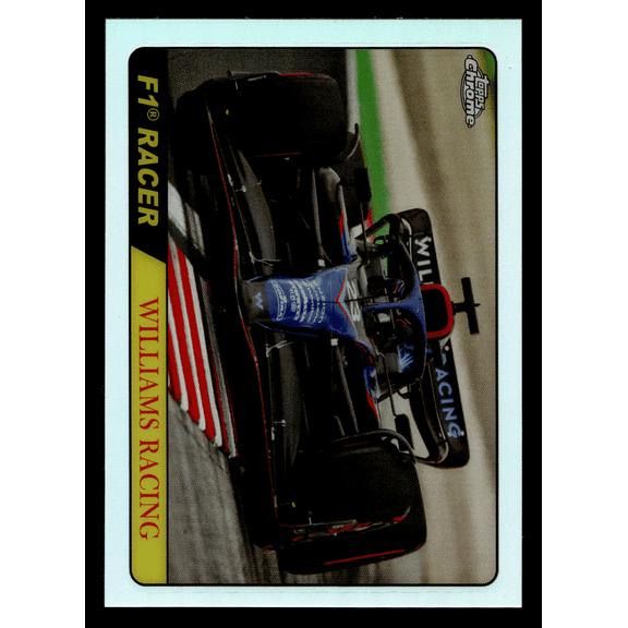2022 Topps Chrome Formula 1 Alexander Albon Williams Racing Trading Card #T68-AA