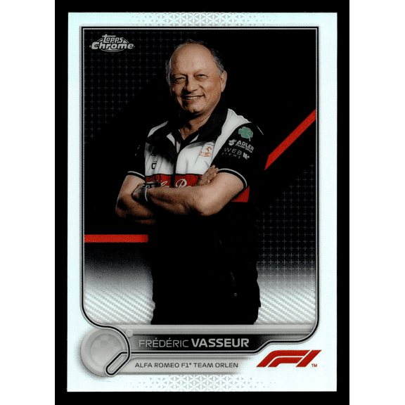 2022 Topps Chrome Formula 1 Frdric Vasseur #107 Refractor