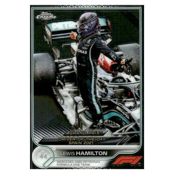 2022 Topps Chrome Formula 1 Lewis Hamilton #176 Trading Card Mercedes-AMG Petronas F1