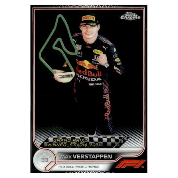 2022 Topps Chrome Formula 1 Max Verstappen #158 Red Bull Racing Honda