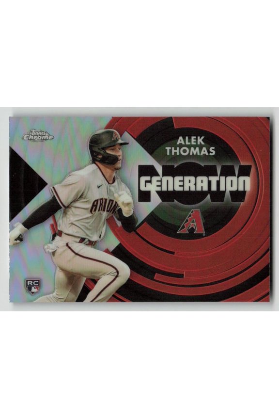 2022 Topps Chrome Generation Now Alek Thomas GNC-14 RC Arizona Diamondbacks Baseball Card