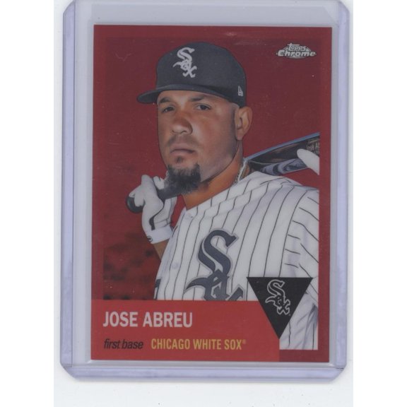 2022 Topps Chrome Jose Abreu #413 Red /5 Chicago White Sox MLB Baseball Trading Card