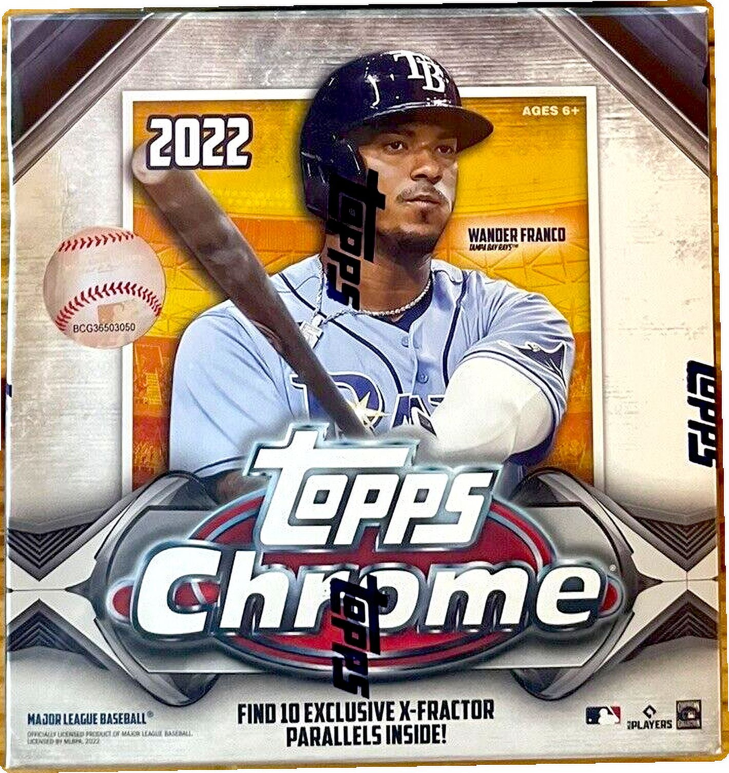 2022 Topps Chrome MLB Baseball Mega Box Trading Cards