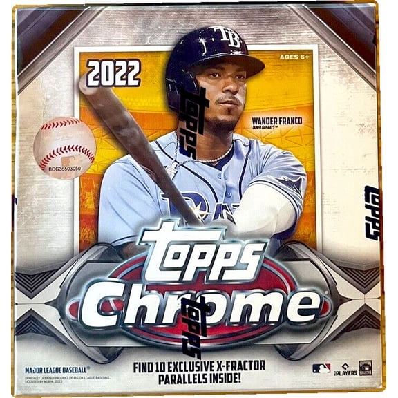 2022 Topps Chrome MLB Baseball Mega Box Trading Cards