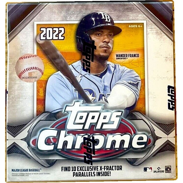 2022 Topps Chrome MLB Baseball Mega Box Trading Cards