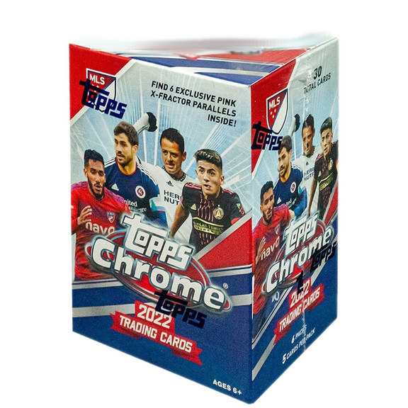 2022 Topps Chrome MLS Value Box - 6 Packs Per Box