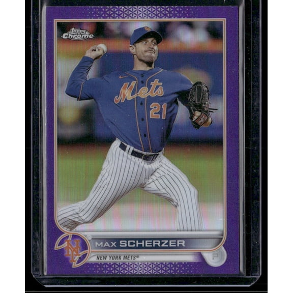 2022 Topps Chrome Max Scherzer #USC1 Purple