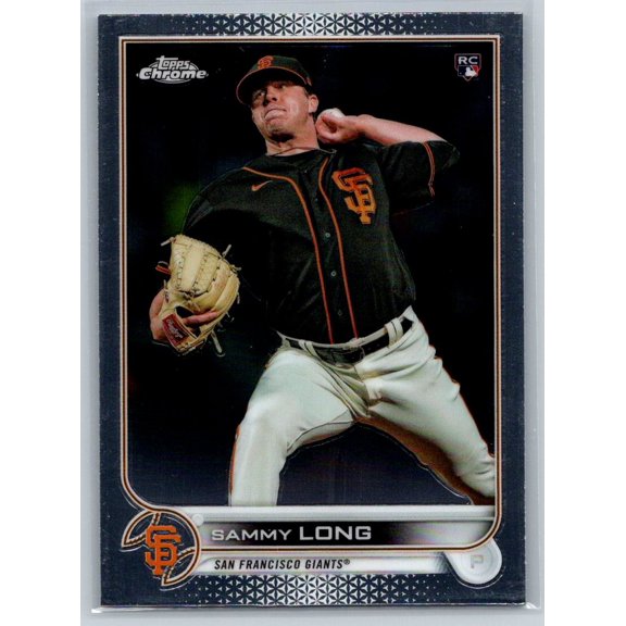 2022 Topps Chrome Sammy Long RC #59 San Francisco Giants Baseball Card