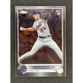2022 Topps Chrome Sonic Matt Manning Tigers #57 RC Baseball Card Near Mint or Better Detroit Tigers MLB BASEBALL Trading Card