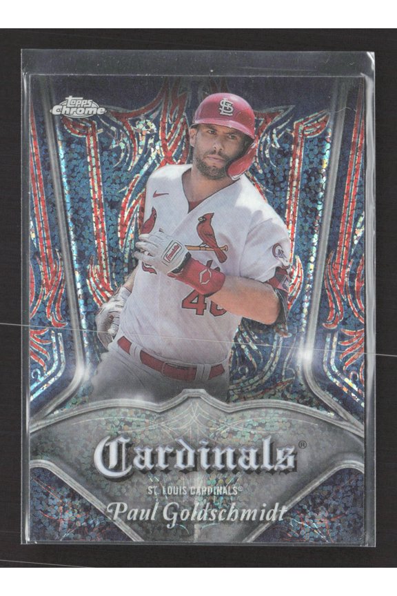 2022 Topps Chrome Sonic Pinstriped Paul Goldschmidt #P-12
