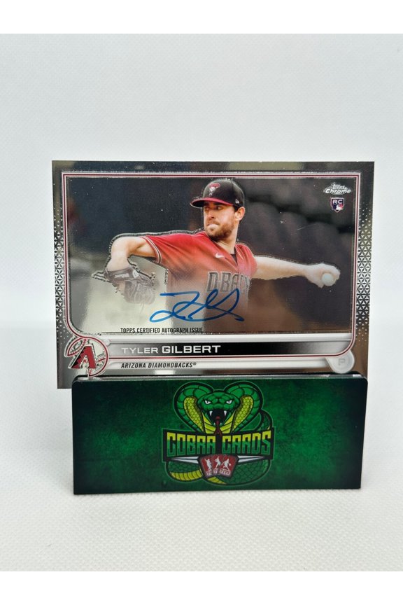 2022 Topps Chrome Arizona Diamondbacks Tyler Gilbert Auto RA-TG Short Print Rookie Parallel