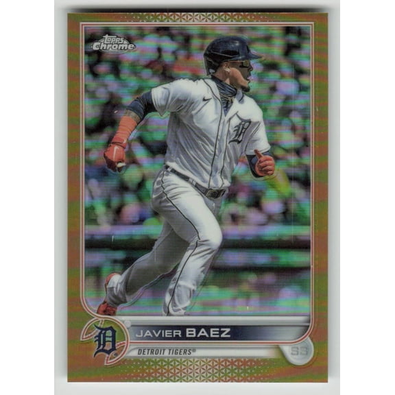 2022 Topps Chrome Update Gold Refractor USC89 Javier Bez 07/50 Detroit Tigers Baseball Card