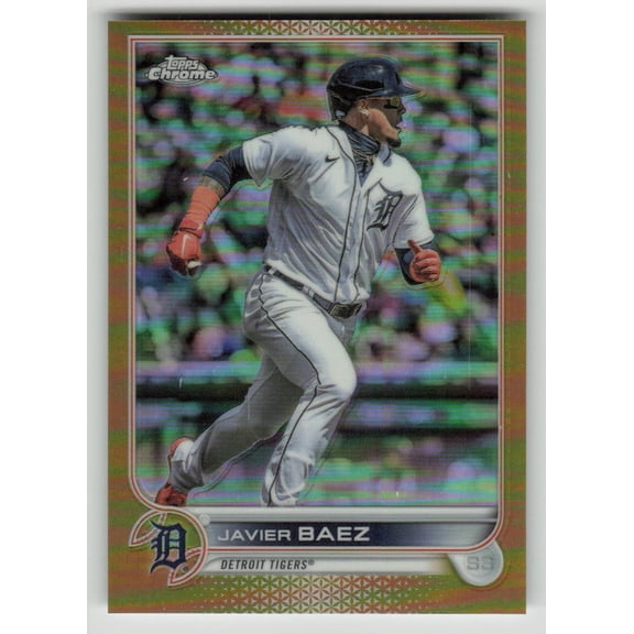 2022 Topps Chrome Update Javier Baez #USC89 Gold Refractor /50