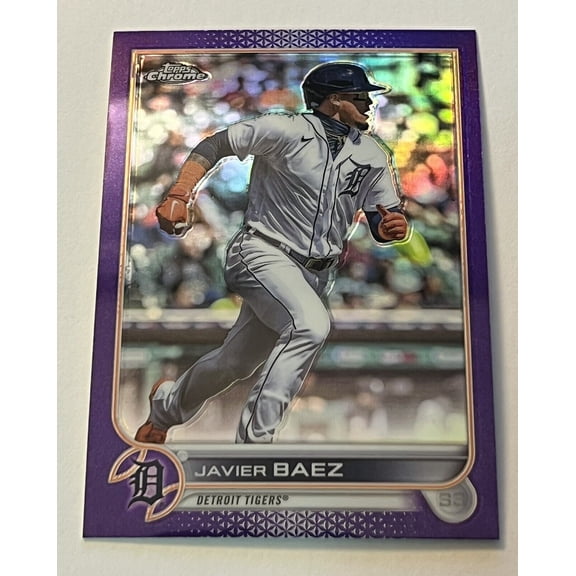 2022 Topps Chrome Update Javier Baez #USC89 Purple Refractor