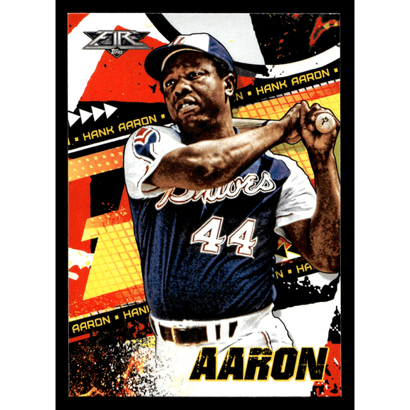 2022 Topps Fire Hank Aaron #194