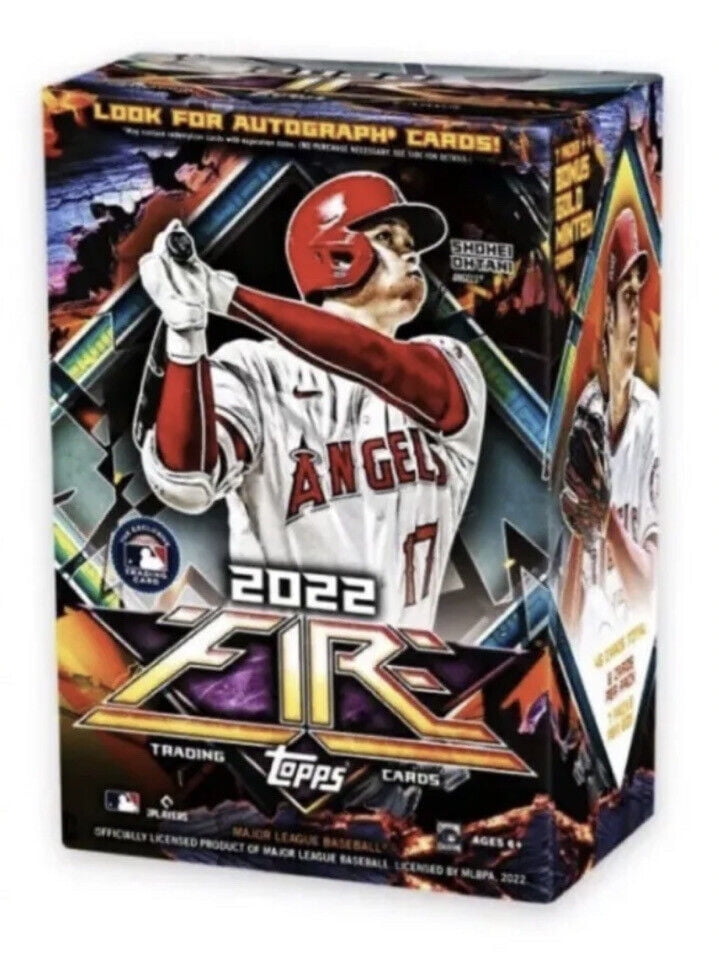 2022 Topps Fire MLB Baseball Blaster Box - Factory Sealed