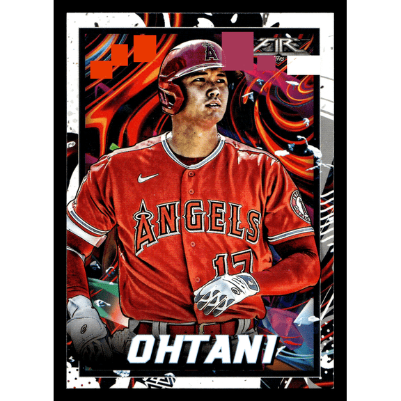 2022 Topps Fire Shohei Ohtani #35