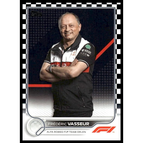 2022 Topps Formula 1 Frdric Vasseur #107 Alfa Romeo F1 Team ORLEN Trading Card