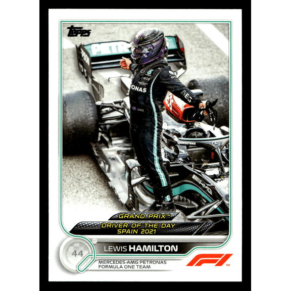 2022 Topps Formula 1 Lewis Hamilton Trading Card #176 Mercedes-AMG Petronas F1