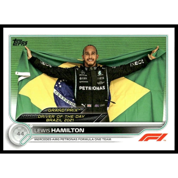 2022 Topps Formula 1 Lewis Hamilton #190