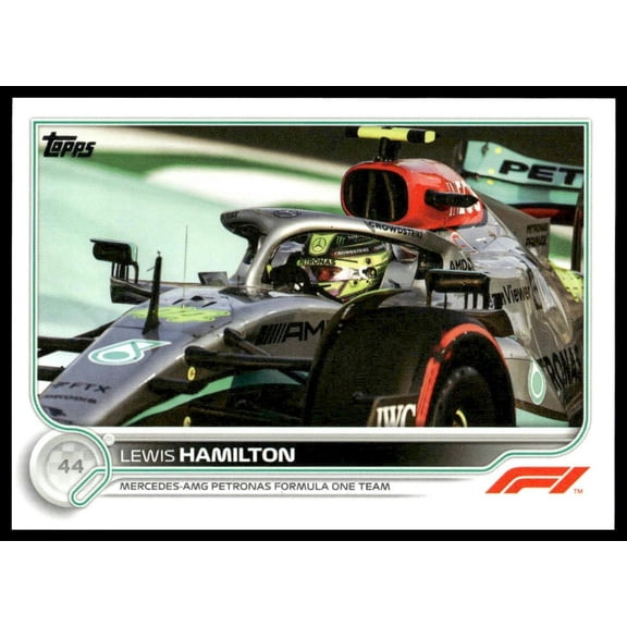 2022 Topps Formula 1 Lewis Hamilton #7 Mercedes-AMG Petronas Racing Card Near Mint