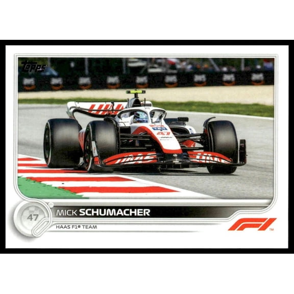 2022 Topps Formula 1 Mick Schumacher Haas F1 Team #72 Near Mint Trading Card