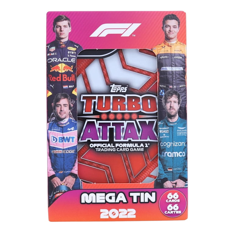 2022 Topps Formula 1 Racing Turbo Attax Mega Tin | Hall of Fame -  Walmart.com