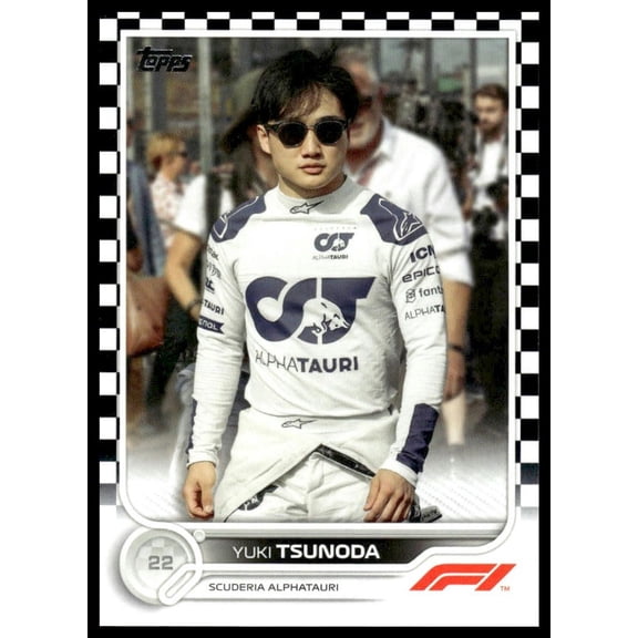 2022 Topps Formula 1 Yuki Tsunoda Scuderia AlphaTauri #64 Card