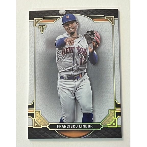 2022 Topps Francisco Lindor New York Mets Baseball Card