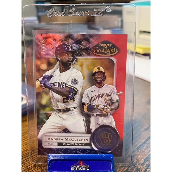 2022 Topps Gold Label Andrew McCutchen #3 Class 1 Red