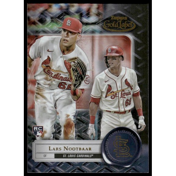 2022 Topps Gold Label Class 1 RC #18 Lars Nootbaar St. Louis Cardinals Baseball Card