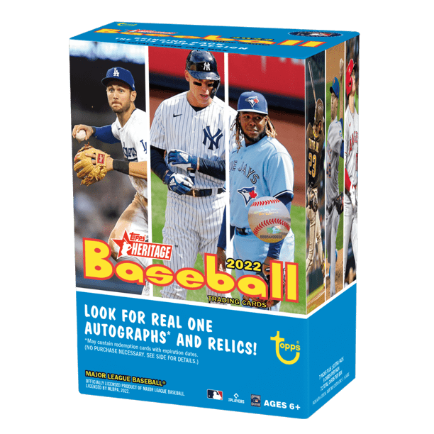 2022 Topps Heritage Baseball 8 Pack Blaster Box