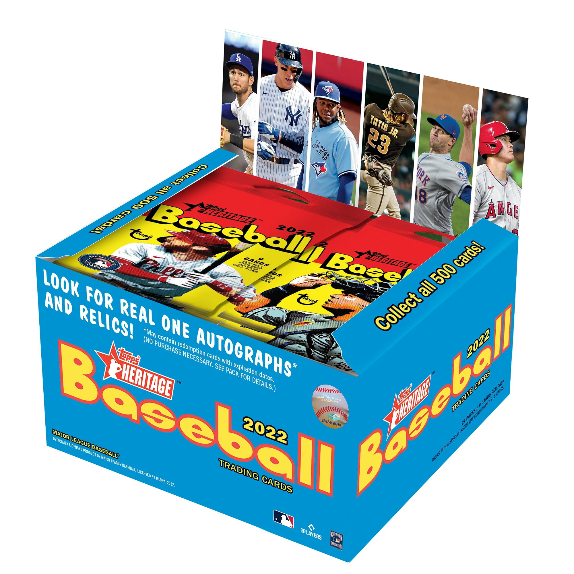 Topps 2022 Heritage Baseball 24-Pack Retail Box, Factory Sealed 