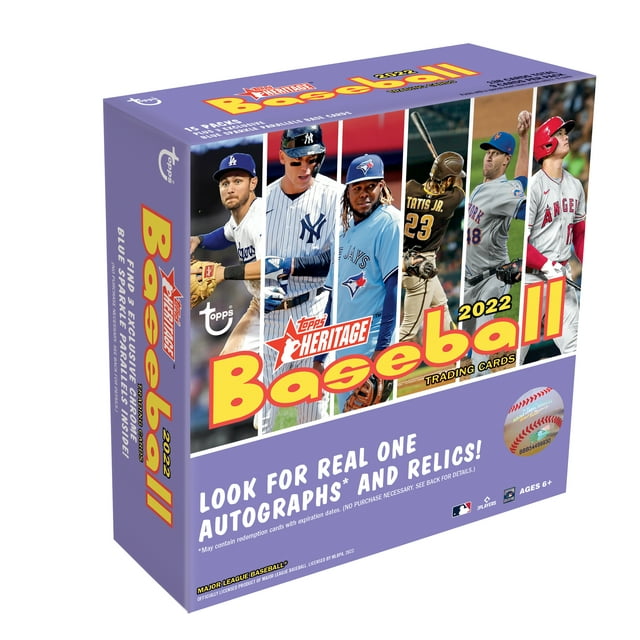 2022 Topps Heritage Baseball Mega Box Trading Cards
