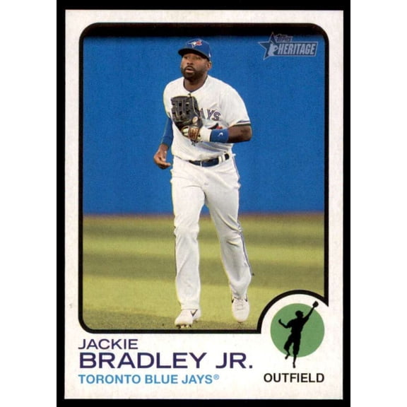2022 Topps Heritage High Number Baseball Card #684 Jackie Bradley Jr. NM-MT Blue Jays Toronto Blue Jays MLB Baseball Trading Card