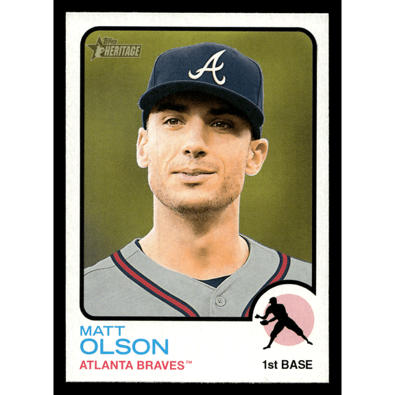 2022 Topps Heritage Matt Olson #590
